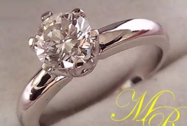 Genuine Non-Clarity Enhanced Diamond Engagement Rings in Solid Gold