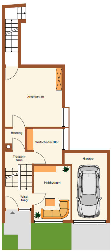 Reiheneckbungalow mit tollem Garten