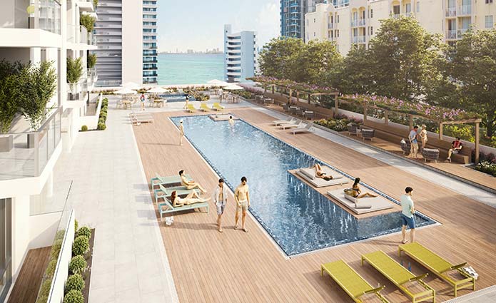 2 Bedroom Luxury Apartment for sale in  Miami, Florida