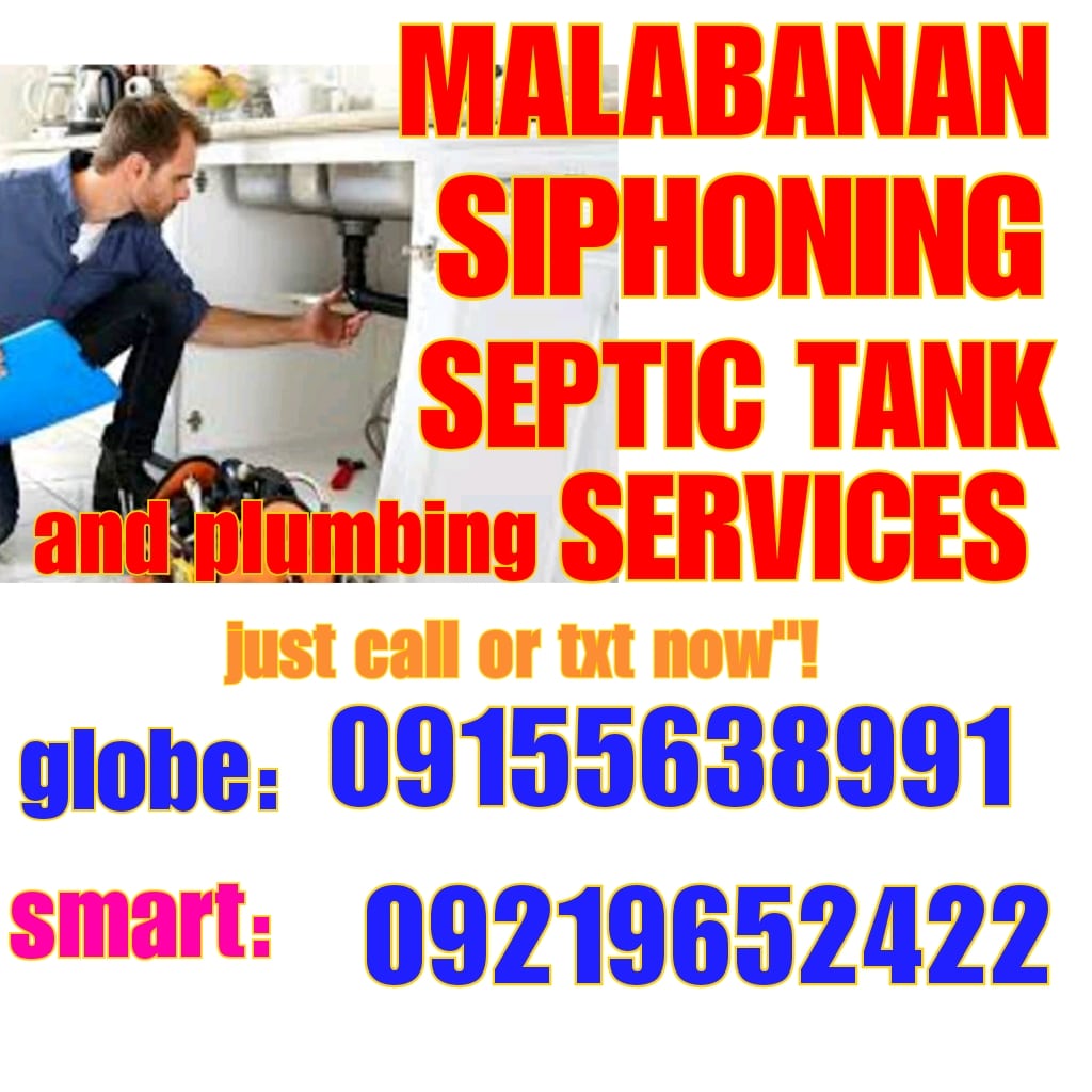 Malabanan siphoning septic tank and plumbing services