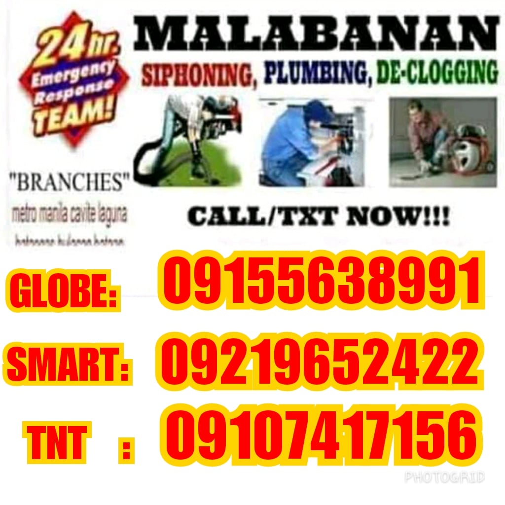 Malabanan siphoning septic tank and plumbing services