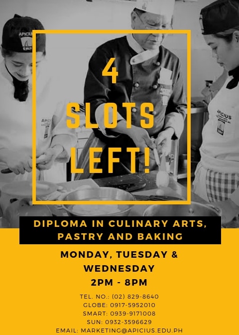 DIPLOMA IN CULINARY ARTS, PASTRY AND BAKING