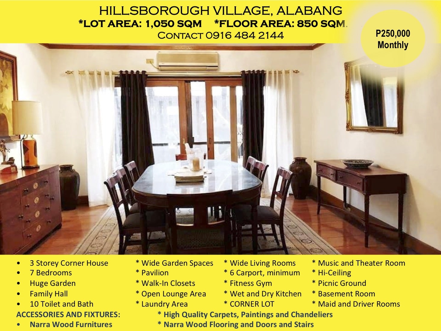 House and Lot For Lease / Sell