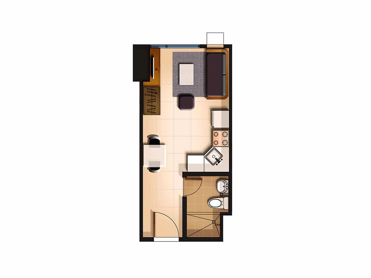 Avida Asten Tower 3 Studio Unit (Pre-Selling)