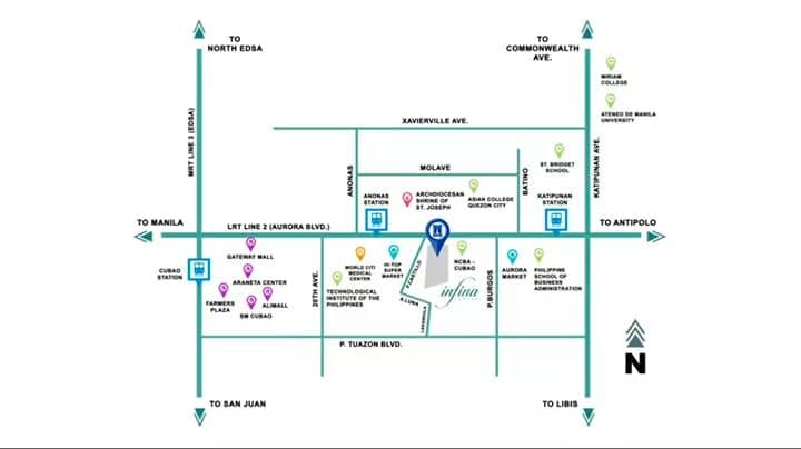 CONDO PROPERTY INVESTMENT IN QUEZON CITY NEAR ATENEO AND LRT STATION INFINA TOWERS