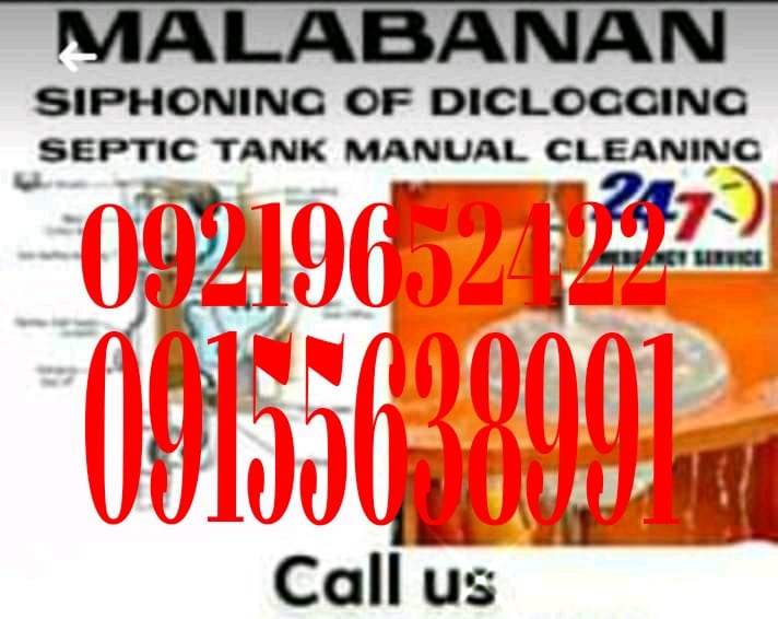 Malabanan siphoning septic tank and plumbing services