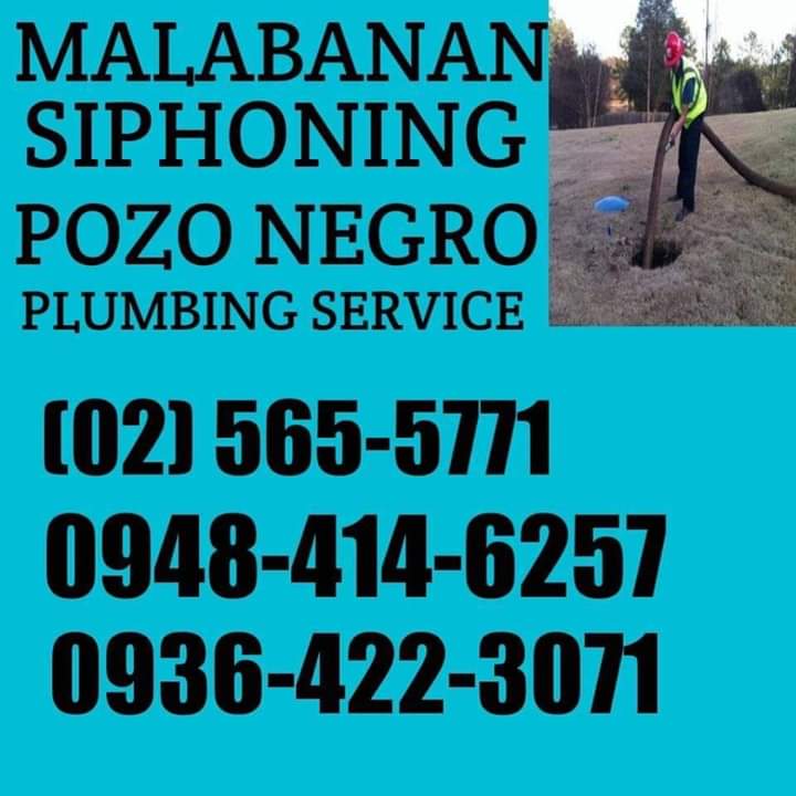 Malabanan plumbing services Tell:565-5771(09484146257)(09364223071