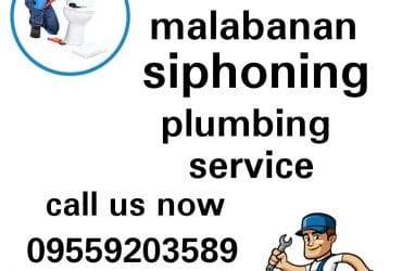 Malabanan siphoning plumbing service