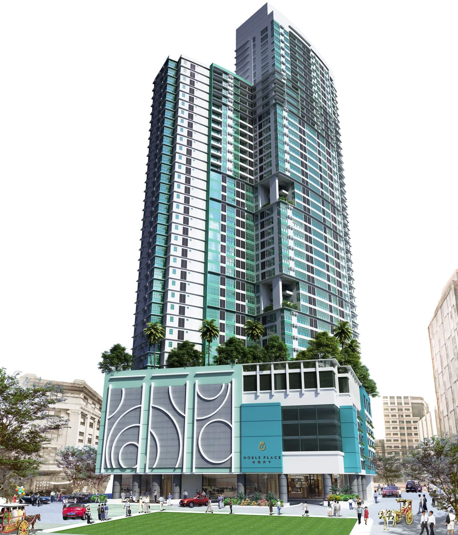 Noble Place – A luxury glass tower