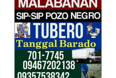 MARIKINA CITY AREA MALABANAN SIPSIP POZO NERGO SERVICES 701-7745 09467202138 09357538342