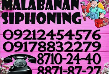 Malabanan Plumbing Siphoning Dec logging Services 0921-2454-576 / 0917-8832-279