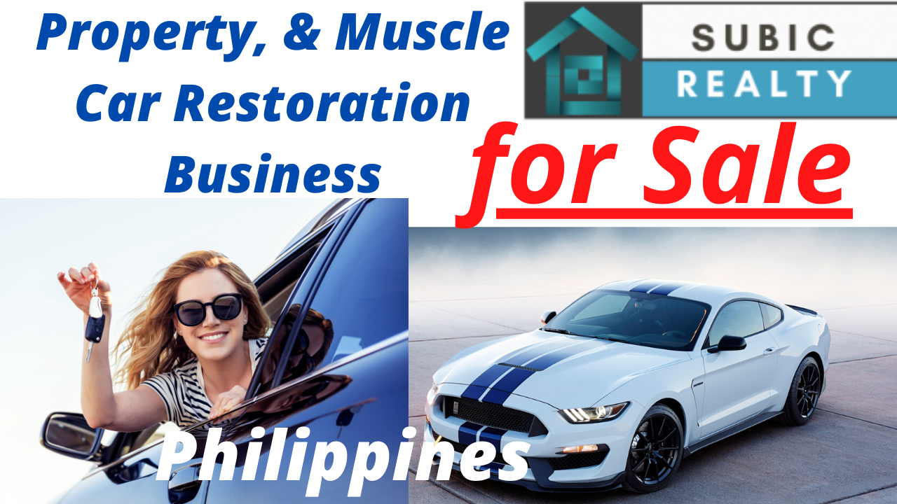 Muscle Car Restoration Business , and Property for Sale, Angeles City, Clark.  Philippines. Nt Realty.