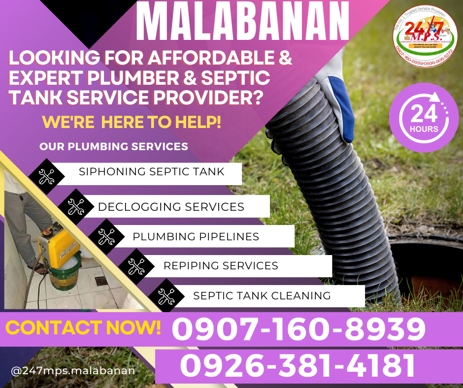 24/7 MPS SEPTIC TANK  SIPHONING, DECLOGGING & PLUMBING SERVICES MALABANAN