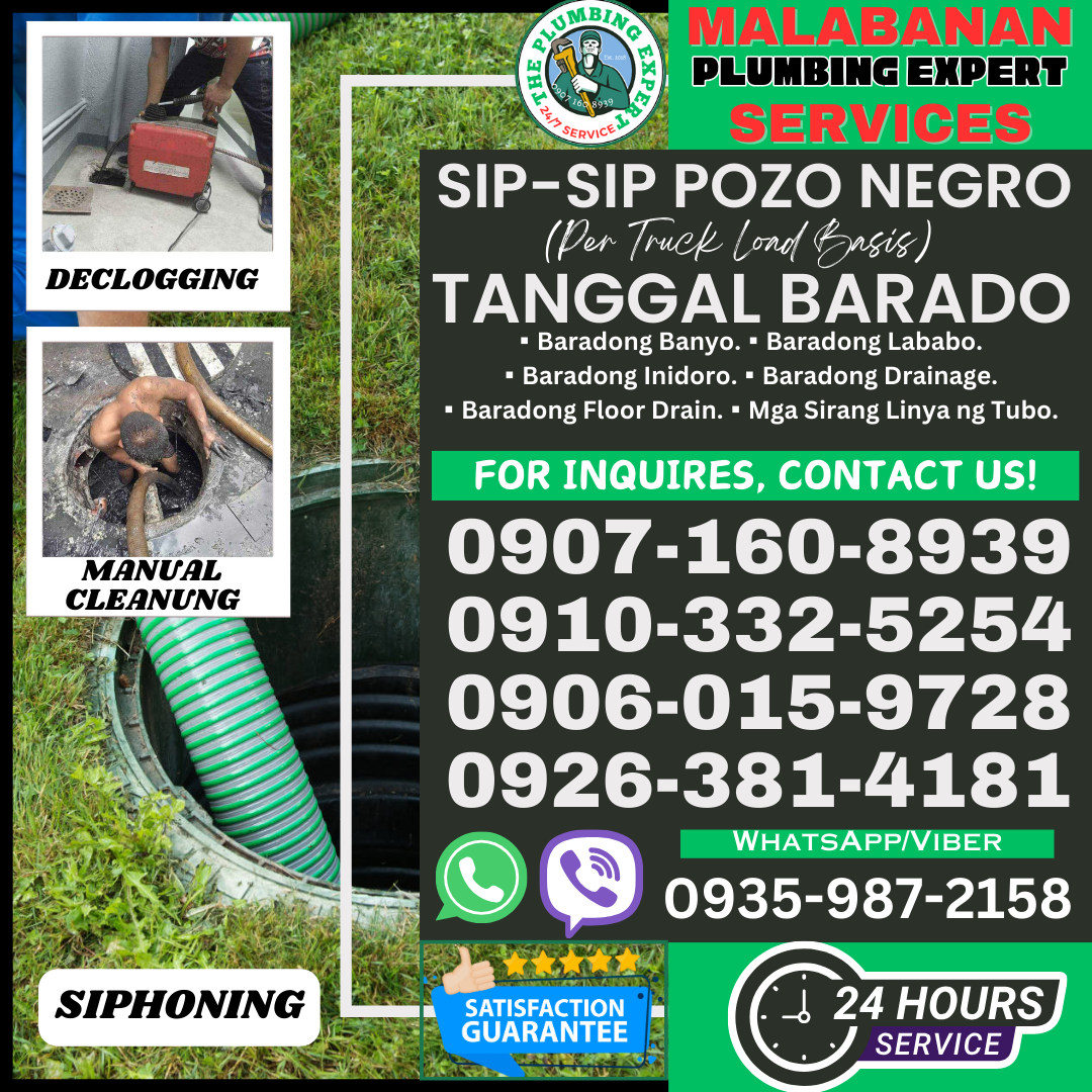 24/7 MPS SEPTIC TANK  SIPHONING, DECLOGGING & PLUMBING SERVICES MALABANAN
