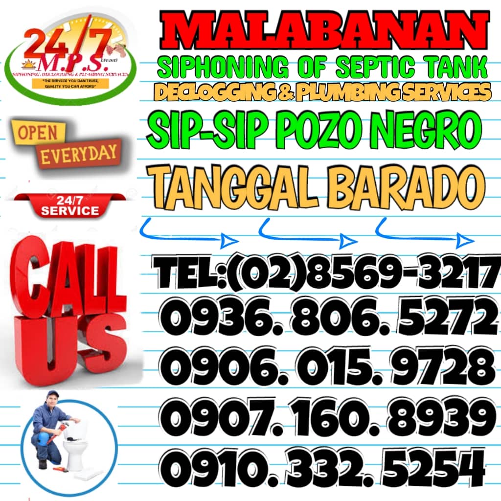 24/7 MALABANAN SIPHONING, DECLOGGING & PLUMBING SERVICES