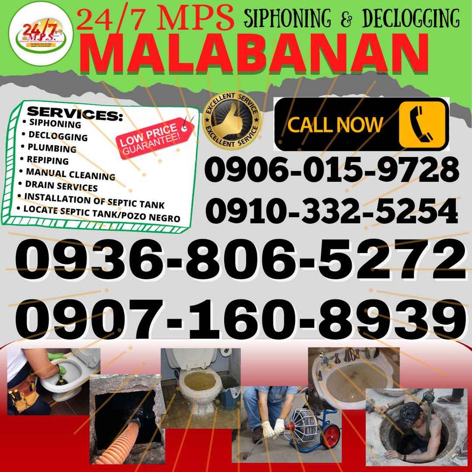 24/7 MALABANAN SIPHONING, DECLOGGING & PLUMBING SERVICES