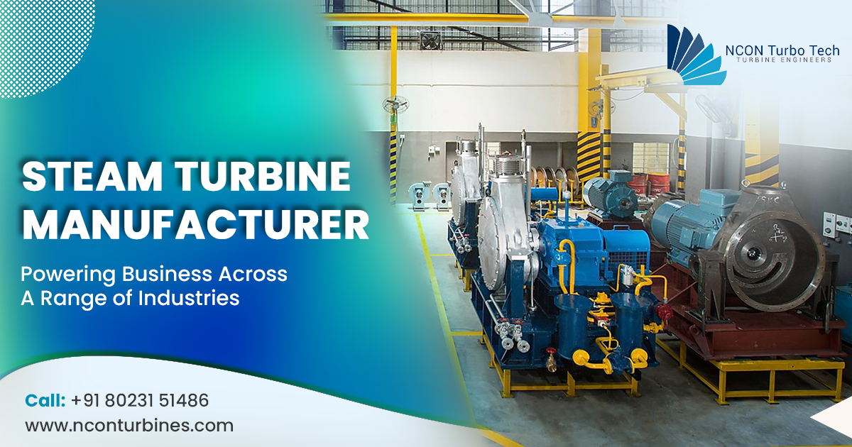 Single Stage Steam Turbine Manufacturers – Nconturbines.com