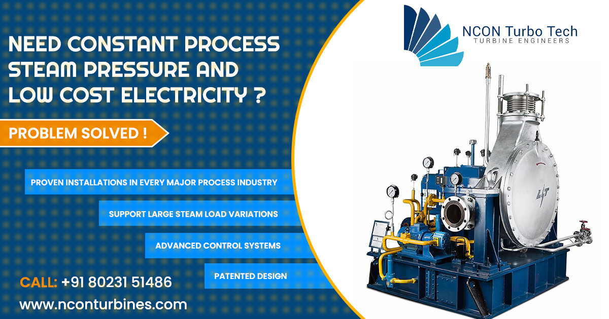Single Stage Steam Turbine Manufacturers – Nconturbines.com